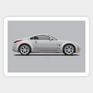 350Z Z33 Silver Magnet